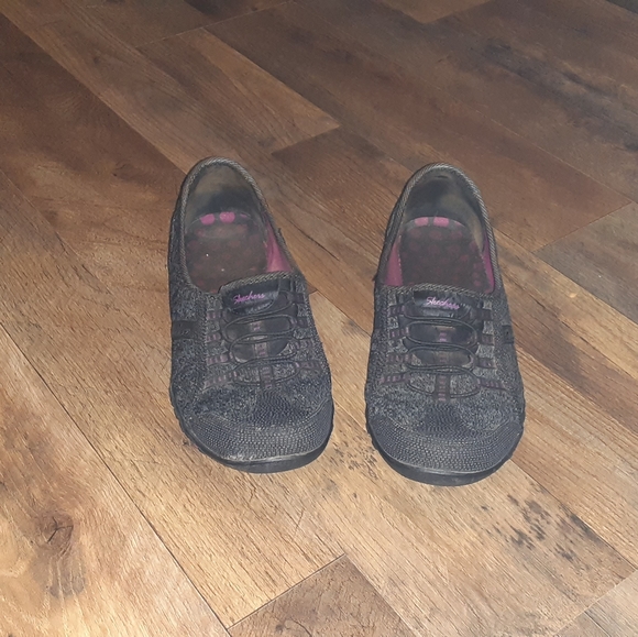 Sketchers save the date slip on sneakers shoes size 8 - Picture 3 of 5